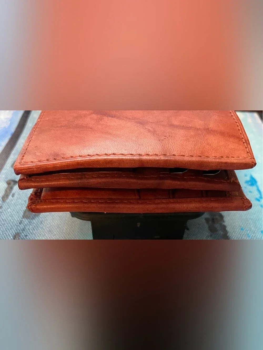 Vintage Style Genuine Leather Bi-Fold Brown Wallet